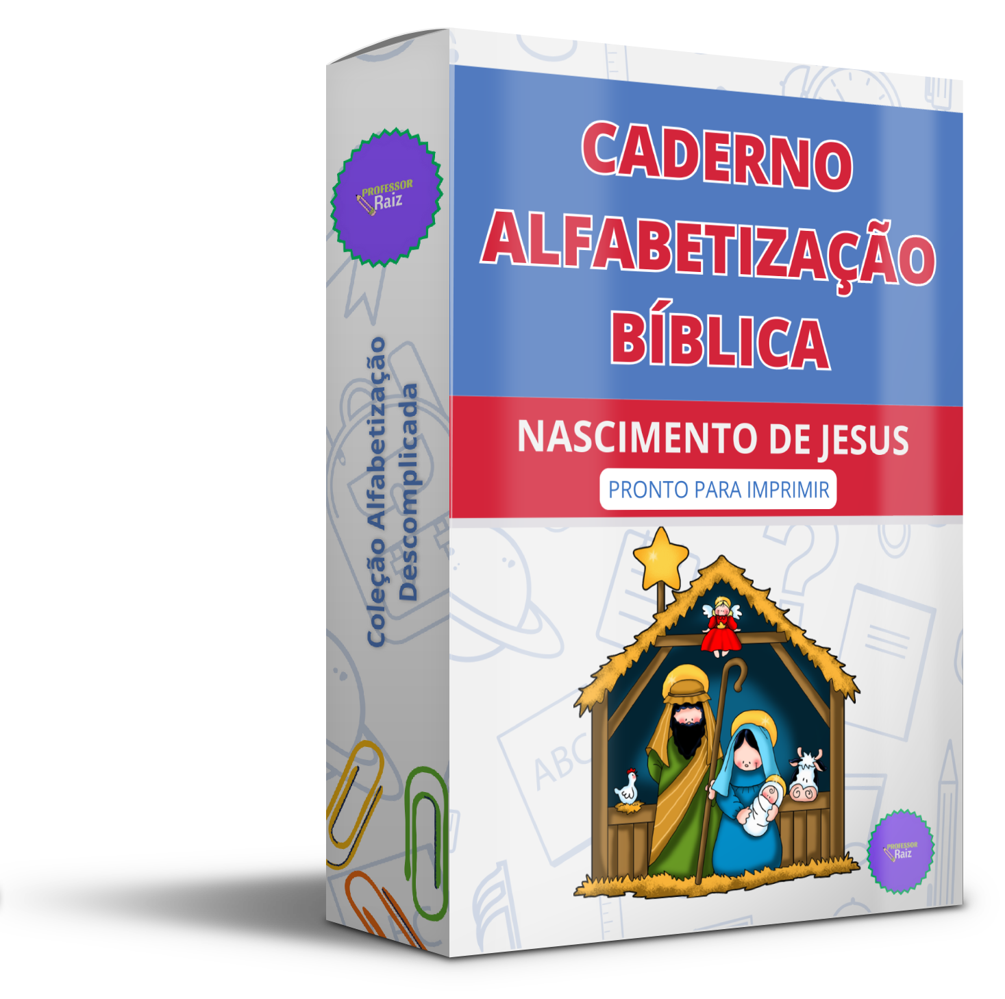 BOX Atividades - Caderno de Alfabetização Bíblica - Nascimento de Jesus