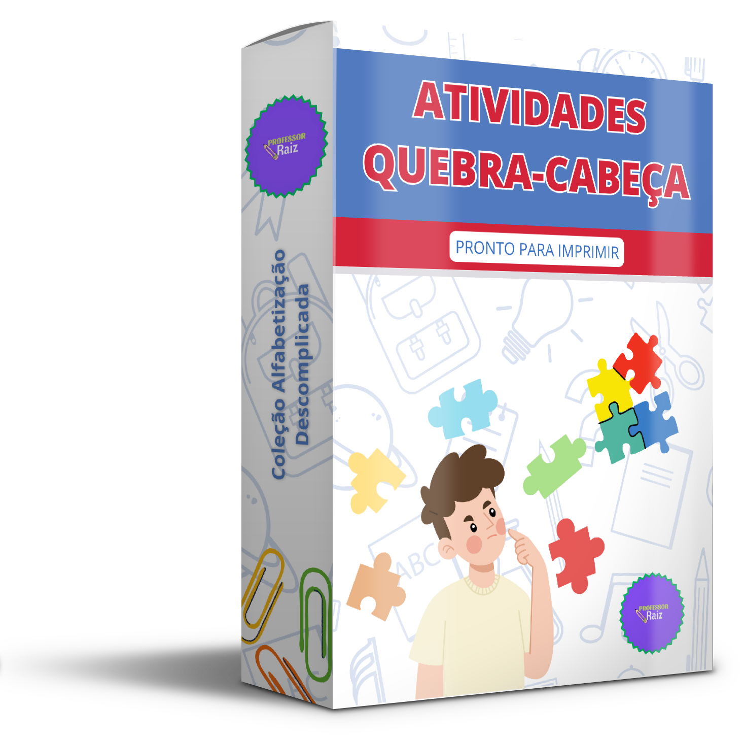 BOX Atividades - Quebra-Cabeça 1 a 20- Jardim